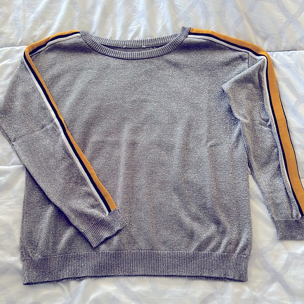 Gray silvery blouse